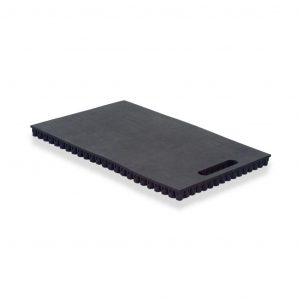 12 inch black portable kneeling pad with handle