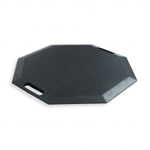 SmartCells octagonal black mat in low view
