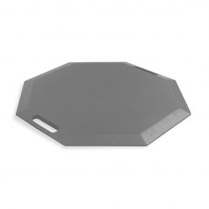SmartCells grey octagonal mat in a diagonal view